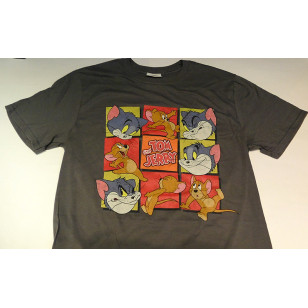 Tom And Jerry - Cartoon Official Fitted Jersey T Shirt ( Men M ) ***READY TO SHIP from Hong Kong***
